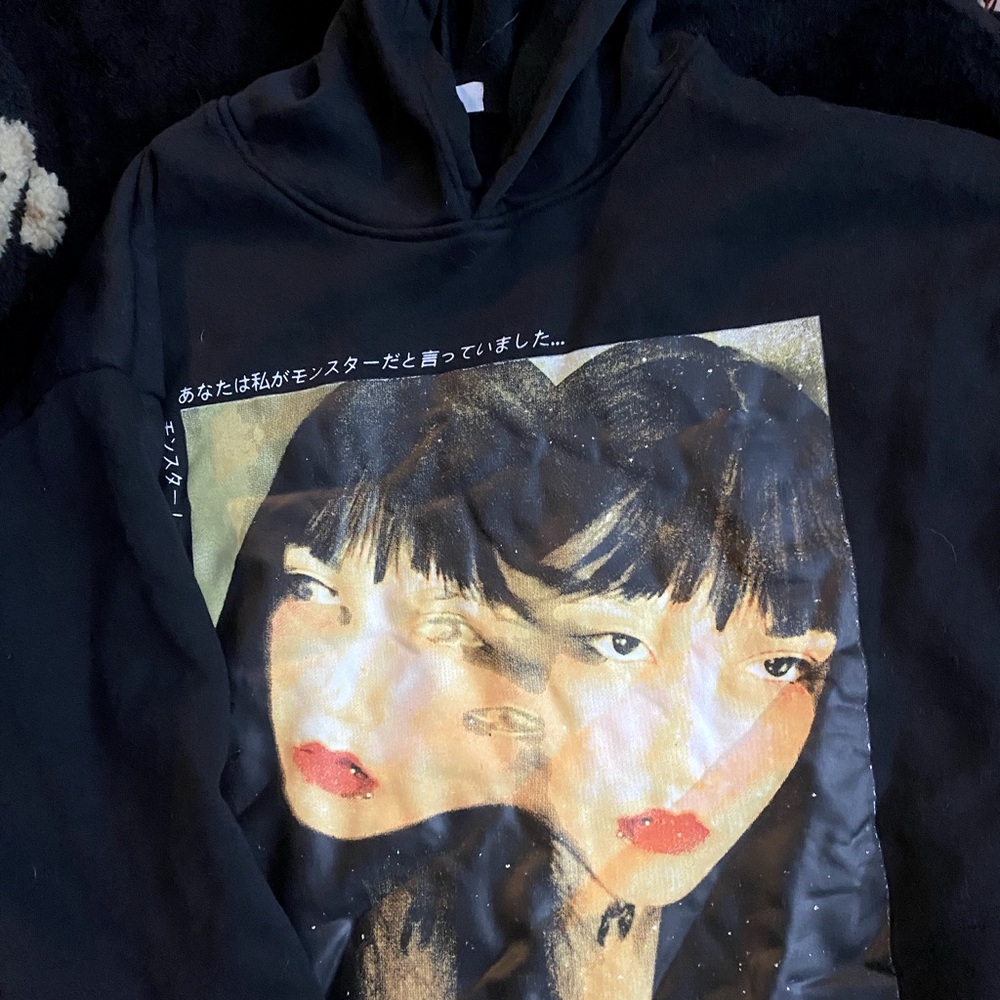 Creepy Large Design Hoodie